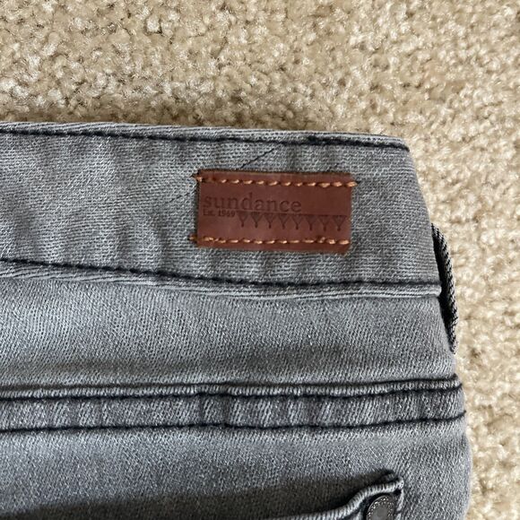 Sundance Catalog Primrose Party Jeans Size 28 Gray Wash Sequin Embellishments - Picture 5 of 10